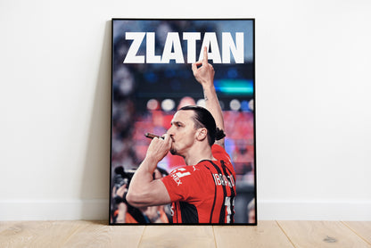 Zlatan Ibrahimovic Poster Print