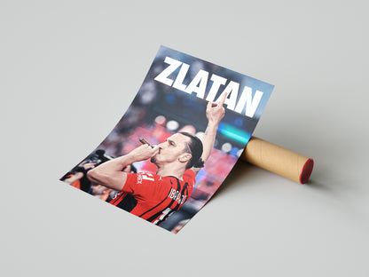 Zlatan Ibrahimovic Poster Print